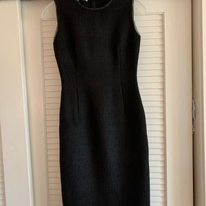 Prada wool dress size XS with crêpe edging detail.